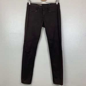 Adriano Goldschmied AG The Moto Legging Brown